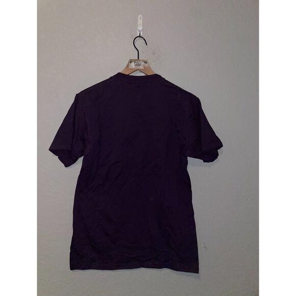 Vintage Horse Shirt Horses Mis Print Purple Tee Purple Misprint VTG 90s Medium - Picture 6 of 8